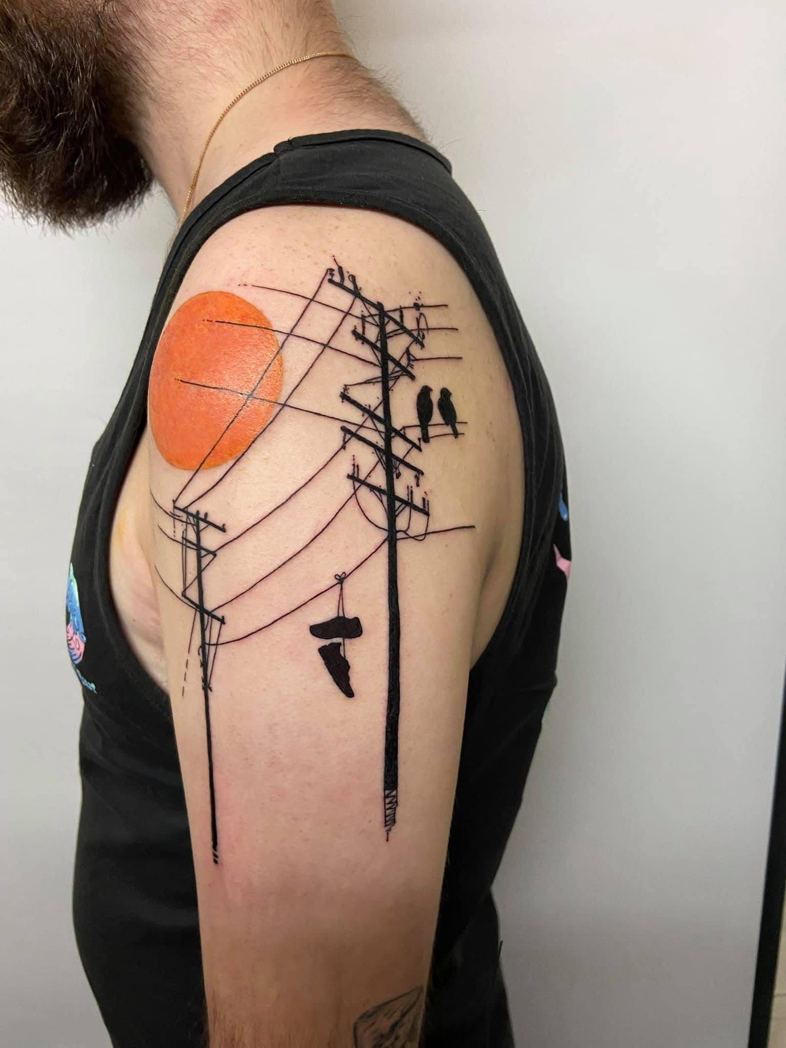 Tattoo by Jay Moon at Sai Sai Ink, Camden