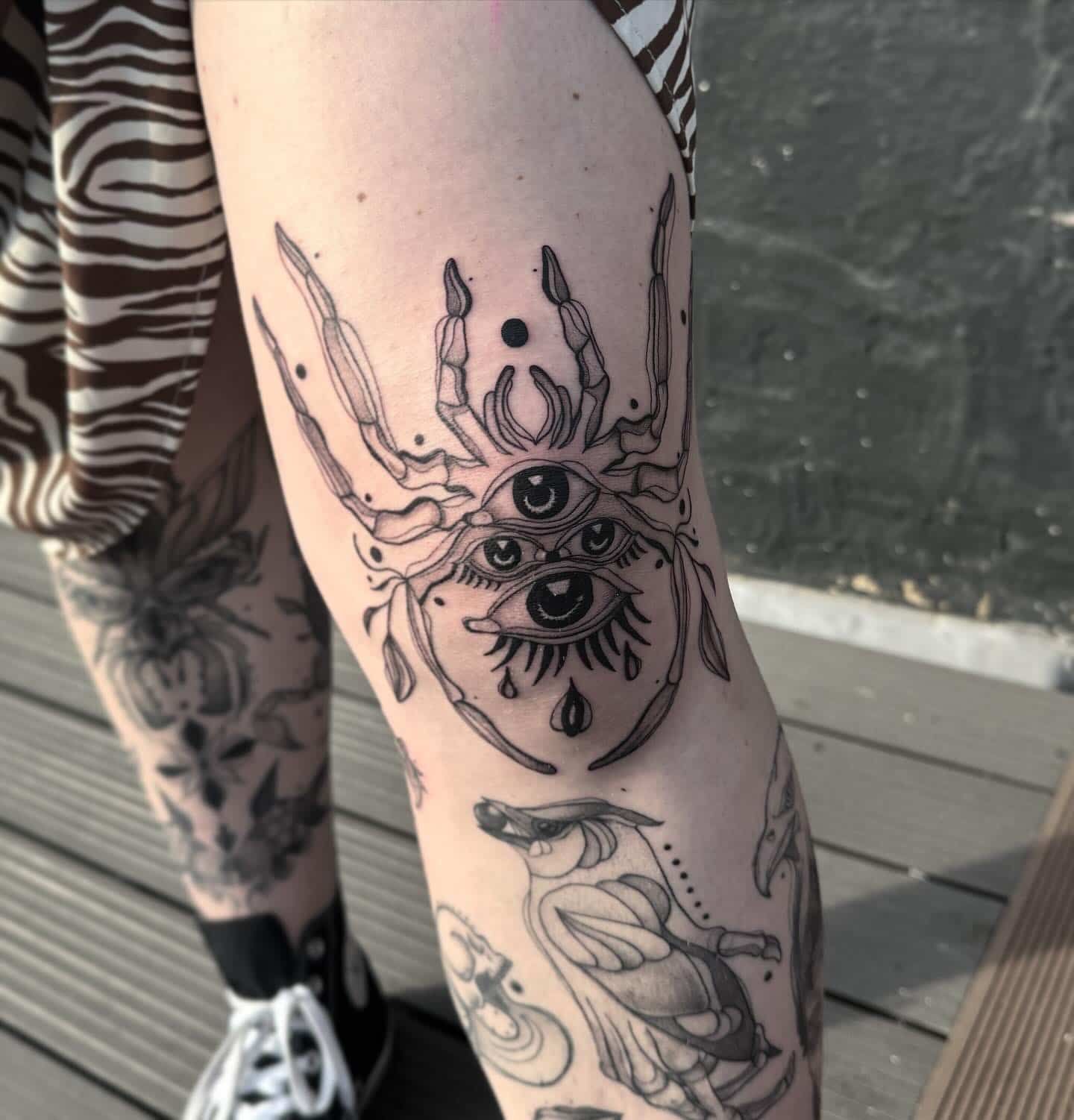 Tattoo by Kiky at Sai Sai Ink, Camden