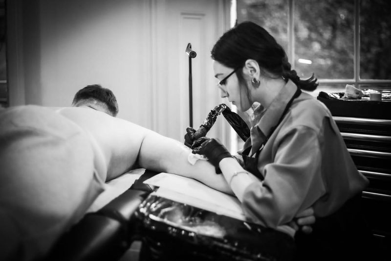 Nemore, artist/piercer at Sai Sai Ink, Camden