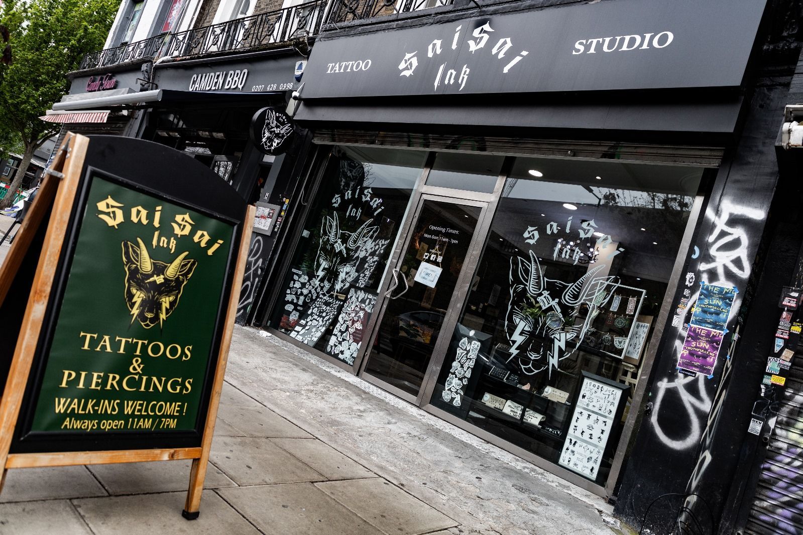 Sai Sai Ink tattoo and art venue, Camden Town, London